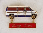 Vintage Lions Club Ford Van Lazy Badge Pin. Fixed Price $10.46.