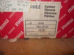 Bmw 83-86 745I Turbo 3.5L M30 B34 Mahle Piston Set 92.50MM 2ND Oversize Nos. Fixed Price $999.99.