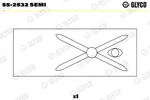 Glyco 55-2532 Semi Small End Bushes, Connecting Rod For, Mercedes-benz, Puch, Seat. Fixed Price $6.21.