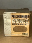 Nos 1950 Precision-bilt Chrome Piston Ring Set By Spiegel Chevrolet/plymouths. Fixed Price $39.99.