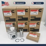 6PCS Cummins Piston&piston Rings Kit 4955520 Fits For 2007-2019 Dodge Ram 6.7L. Fixed Price $260.00.