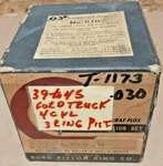 1939-45 Ford Truck Cylinder Ring Set (3 Piston) Burd #: 518 .030. Fixed Price $40.00.