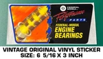 Federal-mogul Engine Bearings Vintage Original Vinyl Decal Sticker Performance. Fixed Price $7.18.