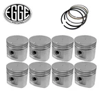 Flat Top Piston & Ring Set Std Ford 272 Ohv V8 Y-block 1955-1959. Fixed Price $903.73.