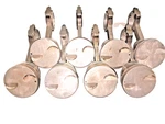 4.8L Gen LS2 LS1 Rods And Pistons Oem **eye Cut Type** Floating Pin LS4. Fixed Price $125.00.