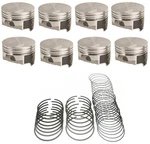 Speed Pro Forged Coated Flat Top PISTONS/8+MOLY Rings Chevy Bb 454 7.4L 020. Fixed Price $526.91.