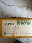 Lotus /ford Twin Cam Piston Set Rings Pins And Clips Genuine Nos +015. Fixed Price $268.36.