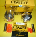 Triumph Bonneville T140 TR7 750CC Hepolite Piston Set Std. Fixed Price $133.40.