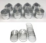 Silvolite Pistons SET/8+CAST Rings Plymouth Dodge Chrysler 440 1966-71 9.3:1 Std. Fixed Price $394.92.
