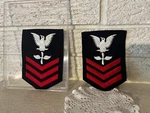 Wwii Us Military Air Force Aviation Propeller Eagle Wings Patch Lot Of 2. Fixed Price $29.95.