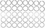 Engine Piston Ring Set Mahle 50139. Fixed Price $66.96.