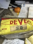 Deves Piston Rings Nos 1937.020. Fixed Price $42.50.