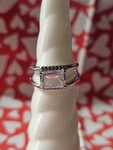 Ring Bomb Party Og RG7599 "a Promise To Rise" Rhodium/cubic Zirconia Size 8. Fixed Price $21.00.