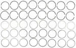 Engine Piston Ring Set Mahle 40451. Fixed Price $62.25.