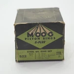 Moog Piston Ring Set X-plus #522 Std Oyl-trol 37/16 3/16 Nos Ultra Rare Nash?. Fixed Price $79.99.