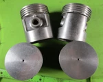 Wisconsin Aluminum Piston Set Ford Model P/n W508 # 13 Nos 5/8 " .040 Over. Fixed Price $95.00.