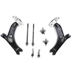 Maxpeedingrods Front Lower Control Arms + Tie For Vw Jetta Golf Eos Audi A3. Fixed Price $102.85.