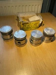 Standard 9HP 1932/6 Little Nine Big Hepolite Pistons Rs 7771 3/8" +020'. Fixed Price $210.69.