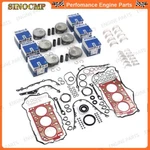 Engine Pistons Gaskets Rebuild Overhaul Kit For Porsche Panamera Macan 4S 3.0T. Fixed Price $655.98.