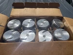 Big Block Chevy 454 .030 Over Trw Forged Flat Top Pistons. Fixed Price $450.00.