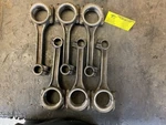 6 Used (nos) Connecting Rods For 1929-31 Chevy Cylinder Rebabitted To Standard. Fixed Price $160.00.