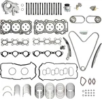 4.0L VQ40DE Timing Chain Kit Oil Water Pump Gasket For Nissan Frontier Xterra 07. Fixed Price $524.04.