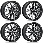 Set Of 17IN Black Wheel Rims For 2002+ Mercury, RTX5259 17X7.5 5X114.3 ET40 5B. Fixed Price $1196.88.