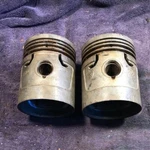 Ford Engine Pistons 7HA-6108-B .0025 Nos. Fixed Price $30.00.