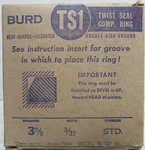 Nors Burd Cylinder Piston Ring Set 5/8" 3/32" Twist Seal Unk Application. Fixed Price $28.00.