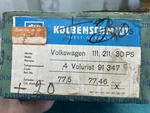 Volkswagen Kolbenschmidt Nos Piston Set 111-107-115D. Fixed Price $189.00.