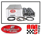 Coated Skirt Flat Top Pistons W Moly Rings For 1999-2004 Chevrolet Gen Iii 5.3L. Fixed Price $230.00.