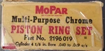 Mopar 2196019 .040 Piston Ring Set Fits 1960-72 Dodge Truck 361 V8 4-1/8" Bore. Fixed Price $75.00.