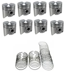 Pistons SET/8+CAST Rings For 1949-1952 Cadillac 331 60S 61 62 Fleetwood 040 Bore. Fixed Price $580.80.