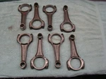 C6AE-E Ford Fe Lemans Cap Screw Rods Set Of 8 Polished Beams. Fixed Price $750.00.