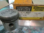 Mga 1622 Engine Piston Std Size, Four Rings, Flat Top, Hepolite 15755, 16217 Nos. Fixed Price $134.00.