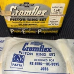 1957 1958 1959 1960 1961 Corvette Cromflex Piston Ring Set Gm 3747539 Nos. Fixed Price $45.00.