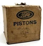 1935 36 37 38 39 Ford Flathead Pistons V8 90HP .020 Oversize Nos/r Fomoco Sealed. Fixed Price $189.99.