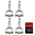 Racing H-beam Connecting Rods For Honda Civic Del Sol D16 Zc 137MM 4340 ARP2000. Fixed Price $308.39.