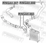 For Febest RINGAH-008 Air Spigot Seal Ringvolkswagen Touareg 20. Fixed Price $11.07.