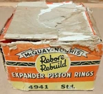 1939-53 Ihc Tractor Cyl Piston Ring Set Mcquay Norris #: 4941 Std, 7/8" Bore. Fixed Price $110.00.