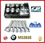 Cp Piston 3.327" 84.50 Mm 9.0:1 Cr / Eagle Steel H-beam Rods Set For Bmw M52B28. Fixed Price $1915.92.
