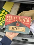Sealed Power Piston Ring Set 537X Std Pontiac 1936 MD-50 Steel Oil Full-flow. Fixed Price $12.00.