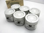 (6) Badger P535-030 Engine Piston Set .030" Size 1963-1983 Chevrolet Gmc 292-L6. Fixed Price $159.95.