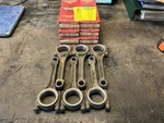 6 Nos Reconditioned Connecting Rods For 39 To 40 Studebaker Cyl Cast #195123. Fixed Price $180.00.