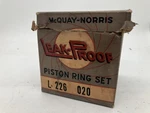 37-39 Gmc Truck Oldsmobile Piston Ring Set Mcquay-norris L226-020. Fixed Price $31.99.