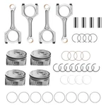 2.4 Engine Piston Kit W/ Connecting Rod Set For Hyundai Sonata Kia Optim Sorento. Fixed Price $138.56.