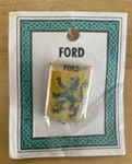 Ford Surname Lion Pin Gold Tone Enamel Made Ireland. Fixed Price $15.00.