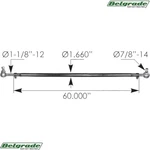 463.DS7526 Cross Tube Assembly Pete/kw/ford/ihc/ftl - ETN0815326 4C4Z3280CB. Fixed Price $279.95.