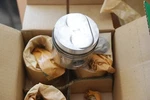 Fiat 127 Diesel Fiorino Uno Panda Pistons Set With Rings Pins 76MM Std Kolben. Fixed Price $165.00.