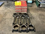 6 Nos Reconditioned Connecting Rod For 39 To 40 Studebaker Cyl. Cast #195123. Fixed Price $180.00.